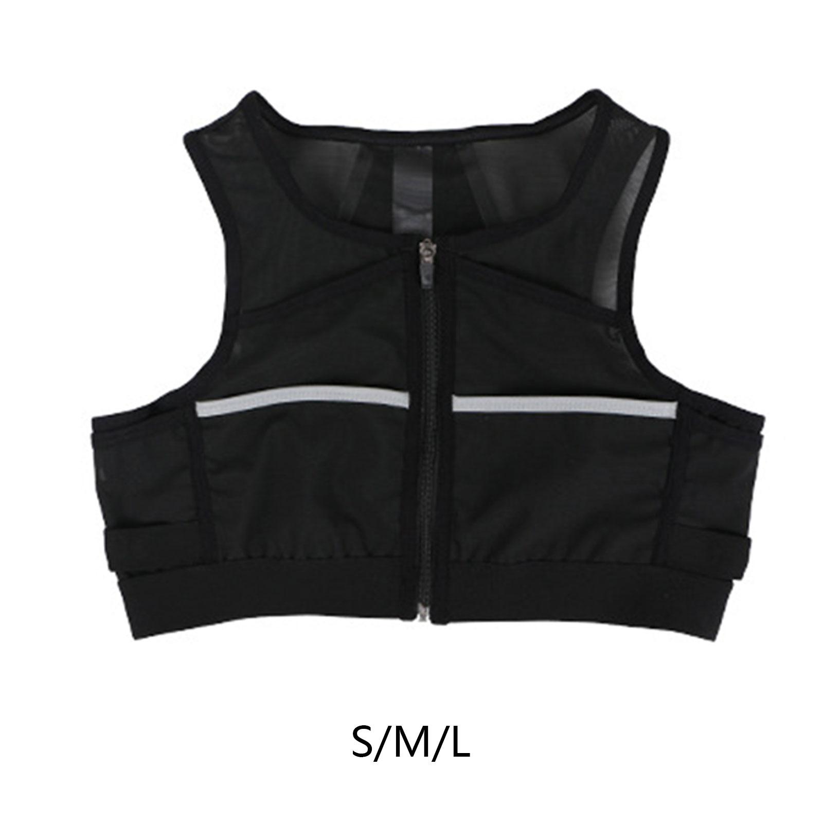 Reflective Running Gear Vest - Running Vest Breathable Reflective Chest Bag