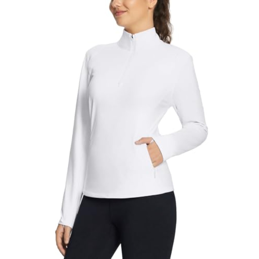 Winter Running Gear Jacket - Women's Fleece Pullover Jacket Water Resistant