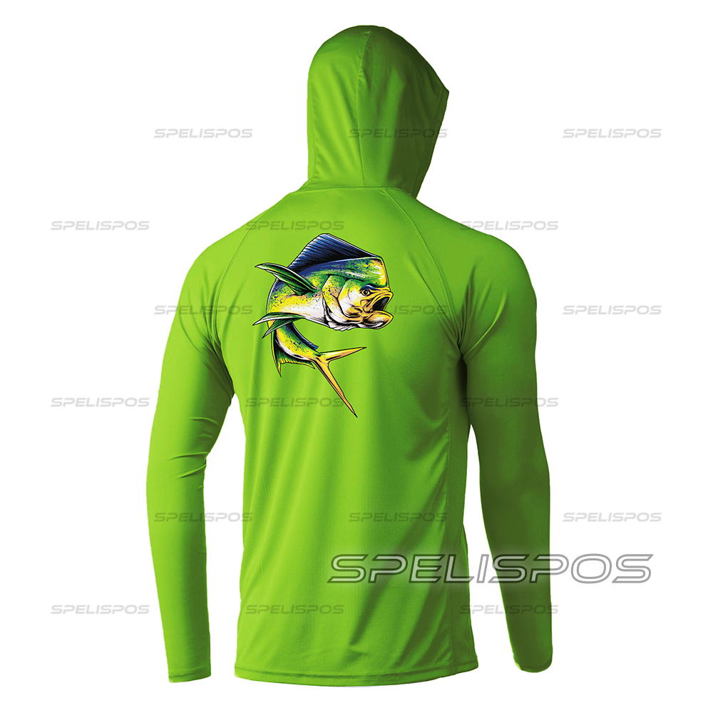 Hoodies Fishing Shirt Riding T - огляд і ціна Running Gear Green