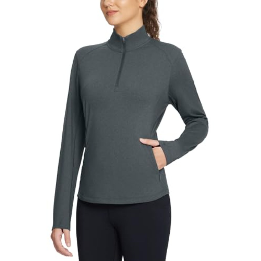 Women's Fleece Pullover Jacket - огляд і ціна Winter Running Gear Jacket