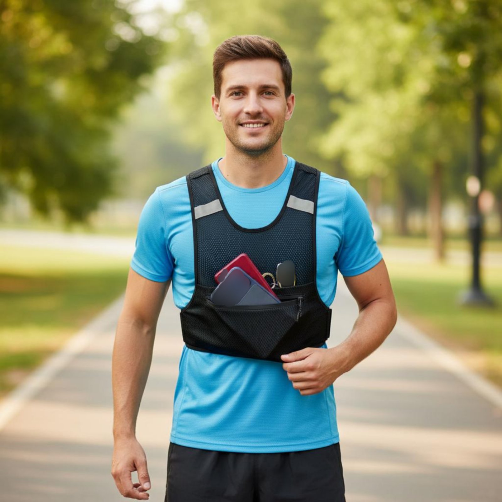 Reflective Running Vest Lightw - огляд і ціна Reflective Running Gear Vest