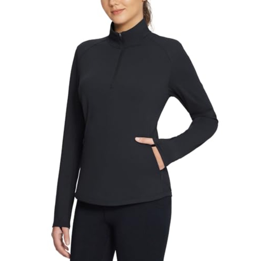 Women's Fleece Pullover Jacket - огляд і ціна Winter Running Gear Jacket