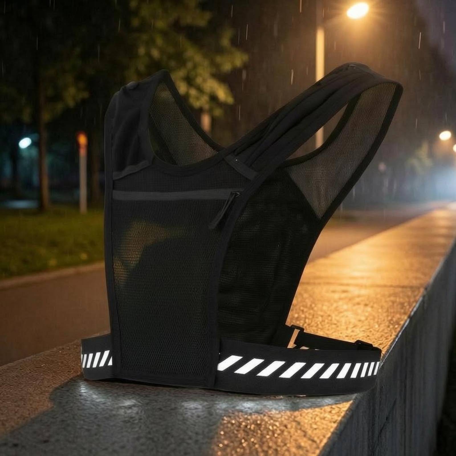 Vest Backpack Breathable Mesh  - огляд і ціна Reflective Running Gear Vest