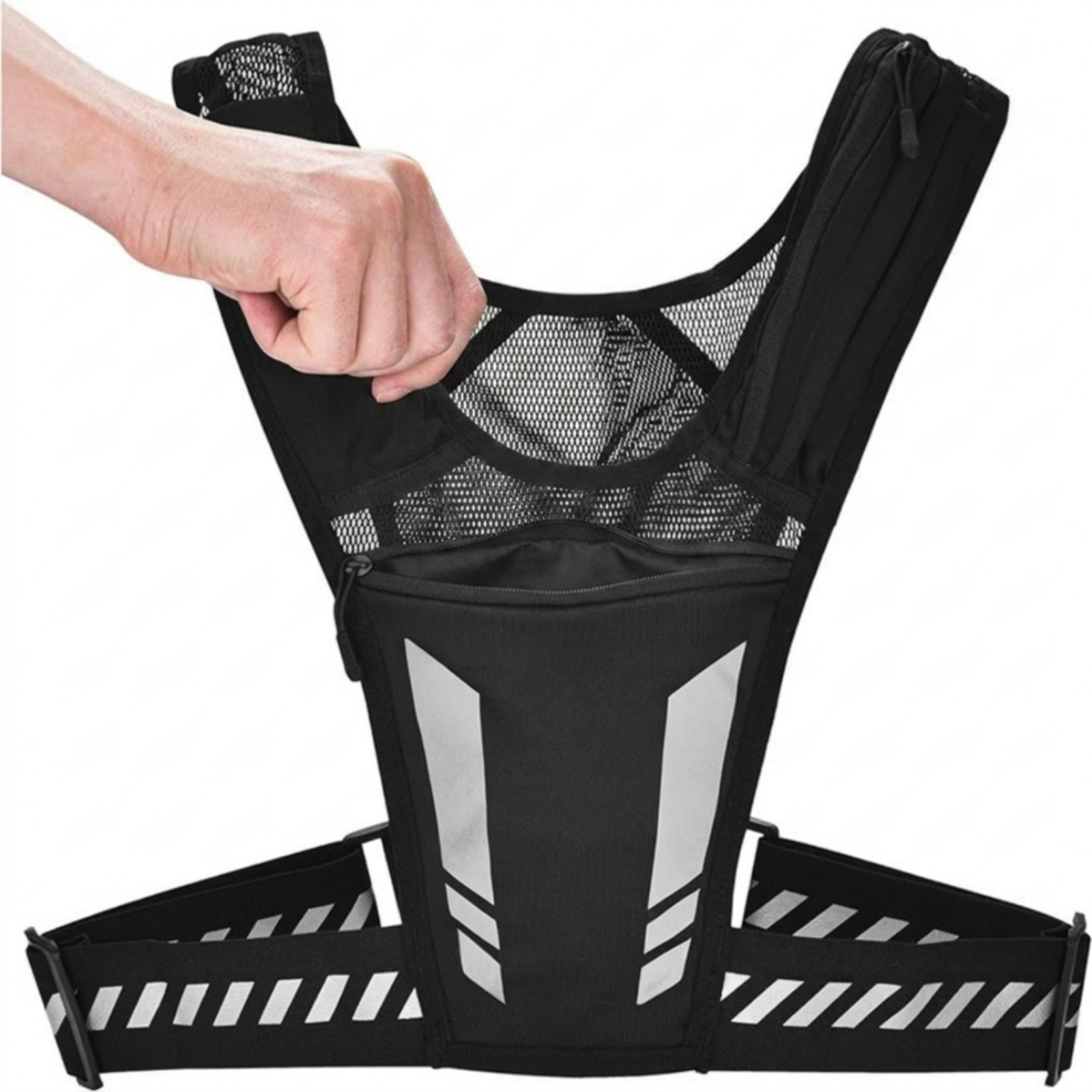 Vest Backpack Breathable Mesh  - огляд і ціна Reflective Running Gear Vest
