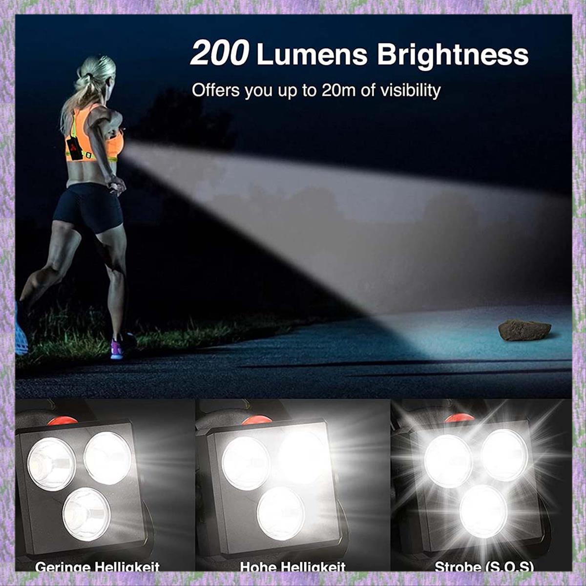 A63K-Night Running Lights For  - огляд і ціна Reflective Running Gear Vest