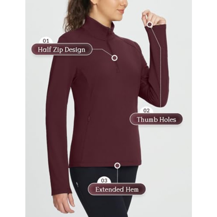 Women's Fleece Pullover Jacket - огляд і ціна Winter Running Gear Jacket
