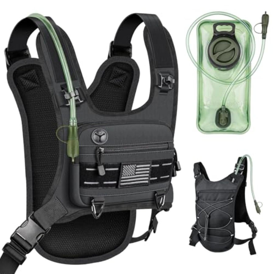 Running Vest with 2L Water Bla - огляд і ціна Reflective Running Gear Vest