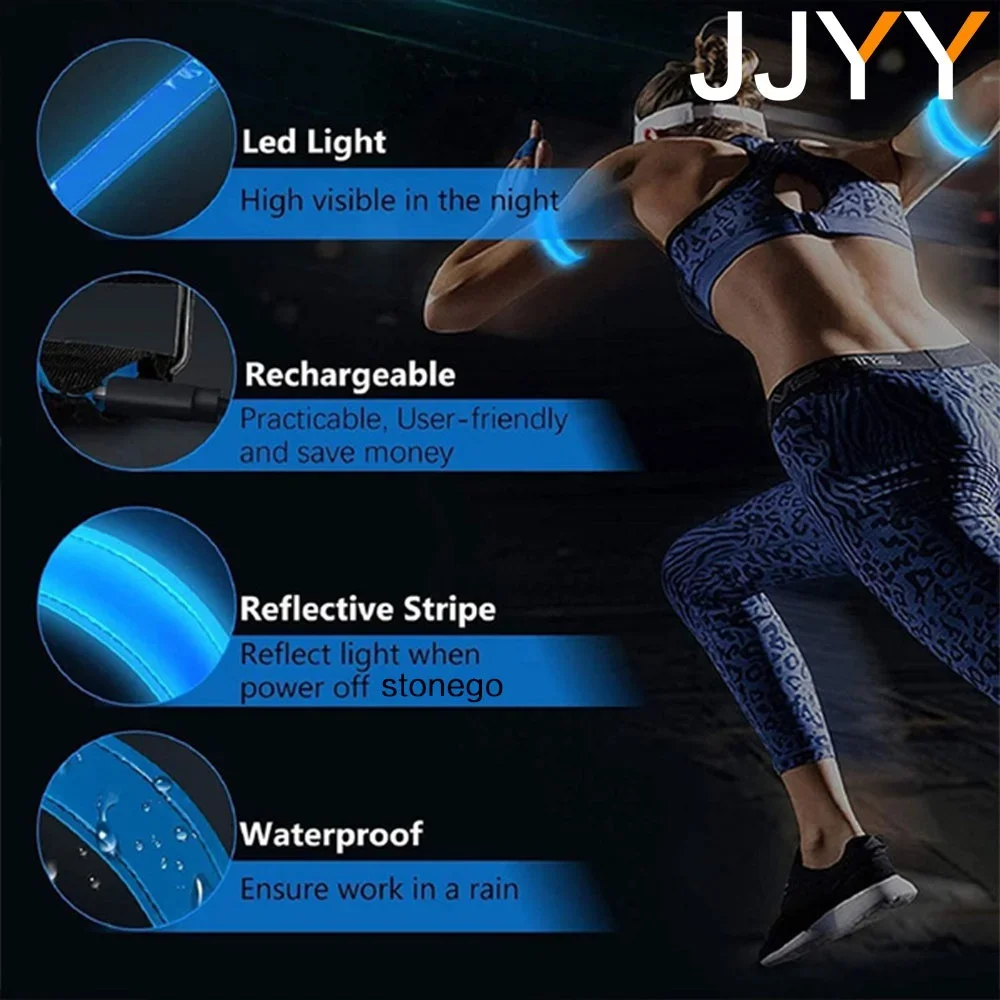 USB Rechargeable LED Armband f - огляд і ціна Running Gear Parts