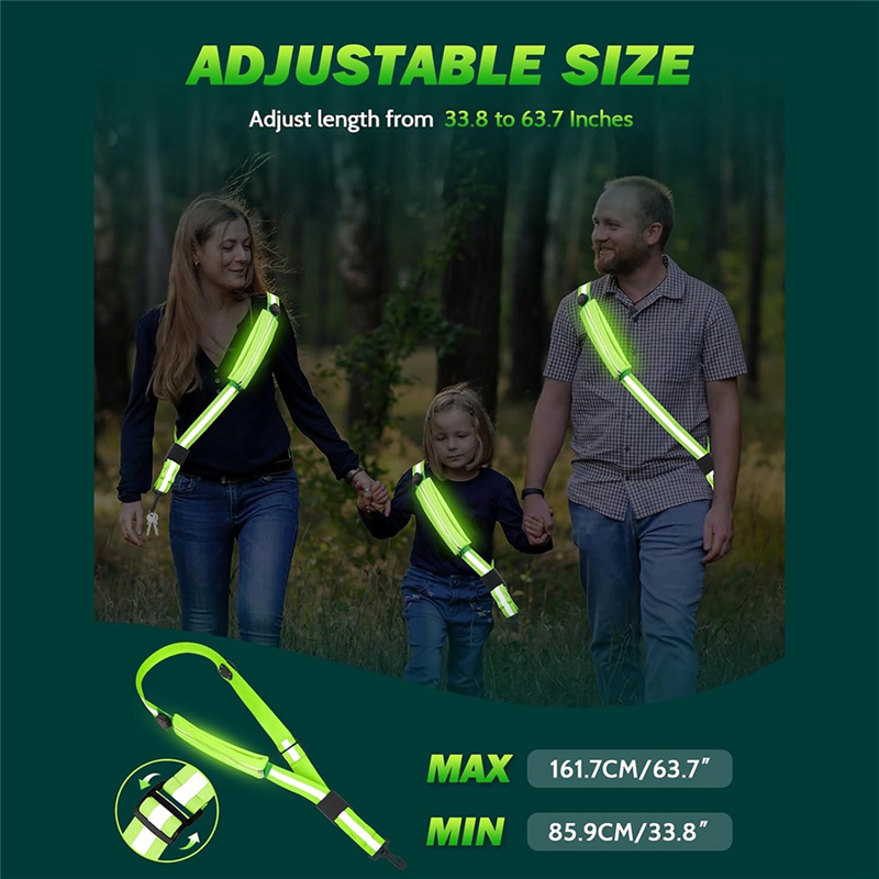 NEW-LED Reflective Belt Sash W - огляд і ціна High And Running Gear