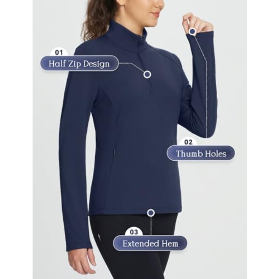 Women's Fleece Pullover Jacket - огляд і ціна Winter Running Gear Jacket