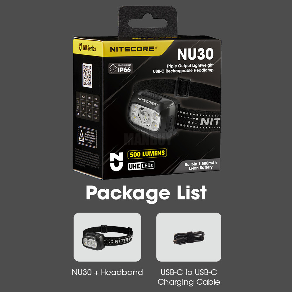 Wholesale Nitecore NU30 1500mA - огляд і ціна High And Running Gear