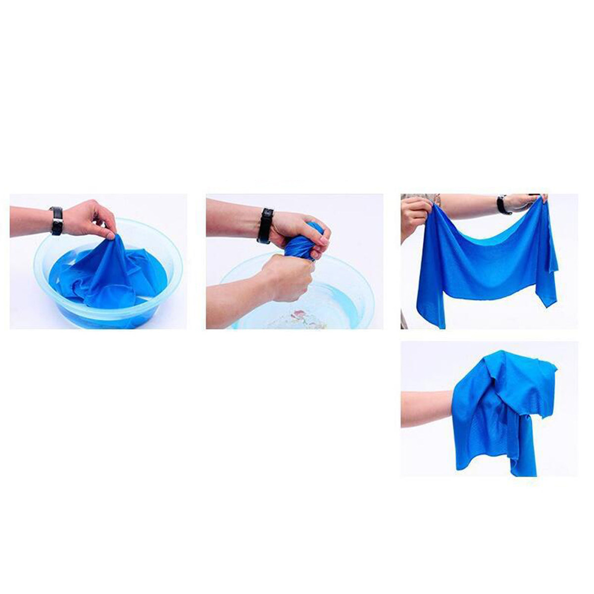 Cooling Towel 27x77cm Green In - огляд і ціна Running Gear Green